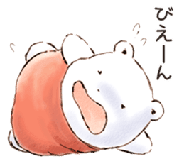 Fuwa Fuwa No Kuma Daily Greeting By Midori Harada Sticker