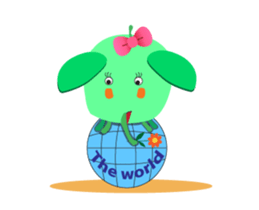 Interesting Midori-Elephant Animated sticker #15783816