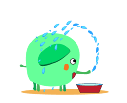 Interesting Midori-Elephant Animated sticker #15783819