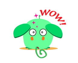 Interesting Midori-Elephant Animated sticker #15783820