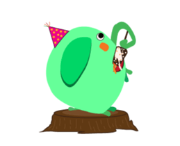 Interesting Midori-Elephant Animated sticker #15783825