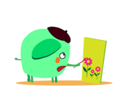 Interesting Midori-Elephant Animated sticker #15783831