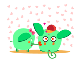 Interesting Midori-Elephant Animated sticker #15783832