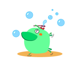 Interesting Midori-Elephant Animated sticker #15783833