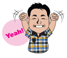 farmer man sticker #15784706