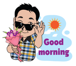 farmer man sticker #15784707