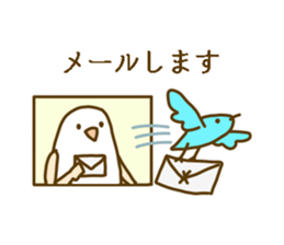 Working Bird Lady, Ms.Bianco sticker #15785644