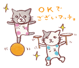 cat matcho talkative matcho sticker #15785810