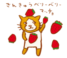 cat matcho talkative matcho sticker #15785816