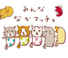 cat matcho talkative matcho sticker #15785833