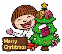 Crazy girl's-happy sticker #15786063