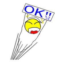 Positive egg sticker #15786106