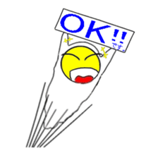 Positive egg sticker #15786106