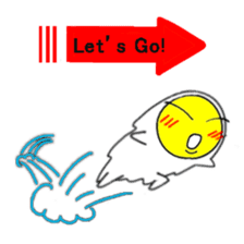 Positive egg sticker #15786112