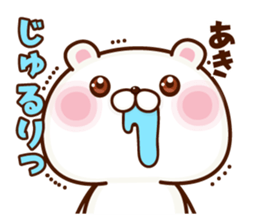 NAME Sticker Aki sticker #15786273