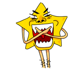 Overeacted Star sticker #15787707