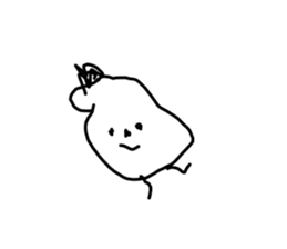 Drawing drawn like 3 years old(no words) sticker #15788998