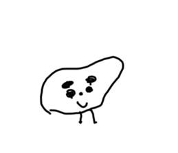 Drawing drawn like 3 years old(no words) sticker #15789002