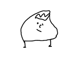 Drawing drawn like 3 years old(no words) sticker #15789007