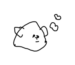 Drawing drawn like 3 years old(no words) sticker #15789008