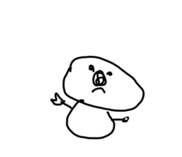 Drawing drawn like 3 years old(no words) sticker #15789023