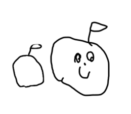 Drawing drawn like 3 years old(no words) sticker #15789024