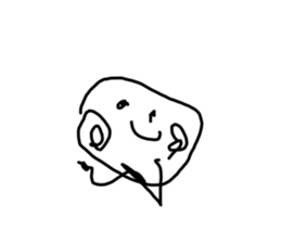 Drawing drawn like 3 years old(no words) sticker #15789025