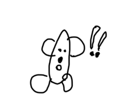 Drawing drawn like 3 years old(no words) sticker #15789032