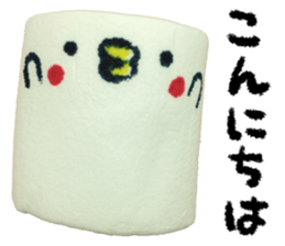 Marshmallow Bird sticker #15789840