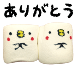 Marshmallow Bird sticker #15789844