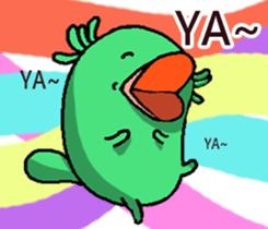 Lovely platypus sticker #15790004