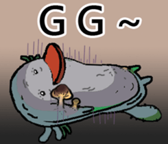 Lovely platypus sticker #15790009