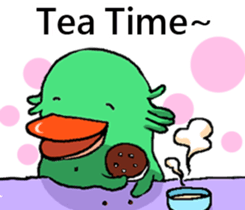 Lovely platypus sticker #15790012