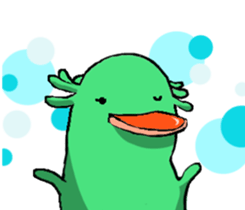 Lovely platypus sticker #15790019