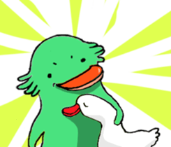 Lovely platypus sticker #15790020