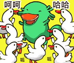 Lovely platypus sticker #15790026