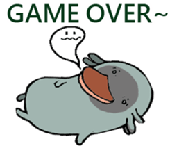 Lovely platypus sticker #15790034