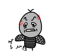 Flies of bad character sticker #15790632