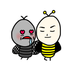 Flies of bad character sticker #15790636