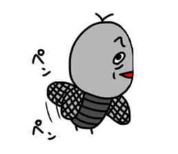 Flies of bad character sticker #15790638