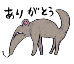 Human face animals sticker #15791404