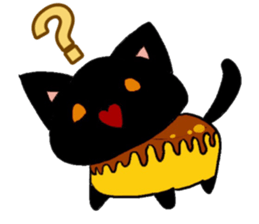 cat and pudding sticker #15791456