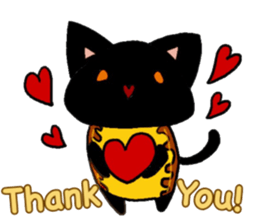 cat and pudding sticker #15791475