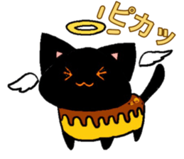cat and pudding sticker #15791477