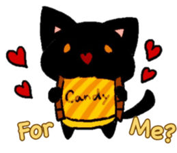 cat and pudding sticker #15791478