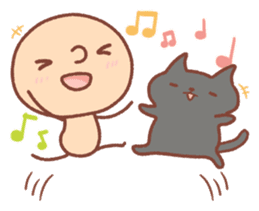 BONBON-ZIN with White cat & Black cat sticker #15791656