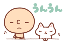 BONBON-ZIN with White cat & Black cat sticker #15791658