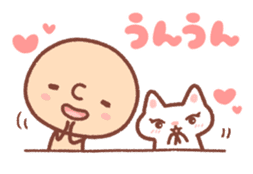 BONBON-ZIN with White cat & Black cat sticker #15791660