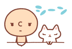 BONBON-ZIN with White cat & Black cat sticker #15791661