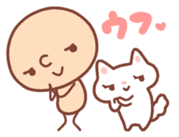 BONBON-ZIN with White cat & Black cat sticker #15791668